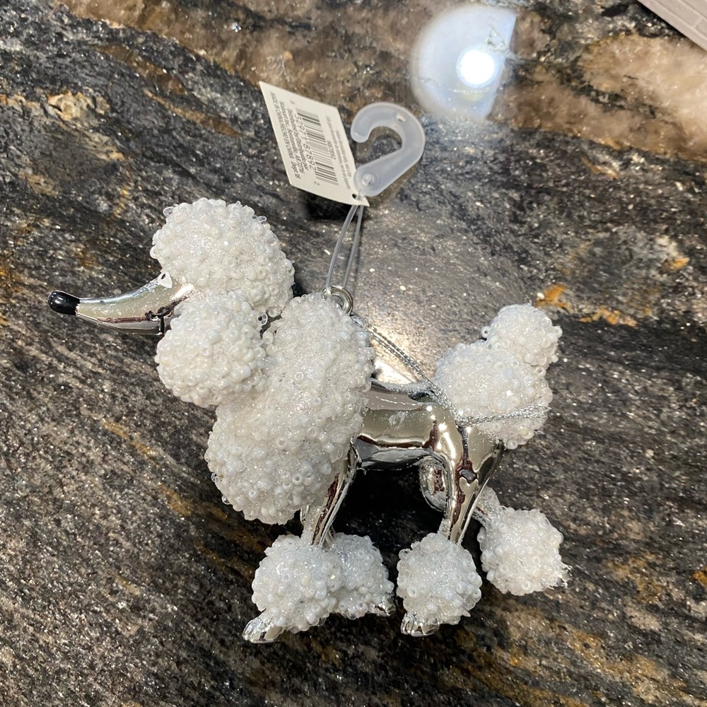 Poodle ornament